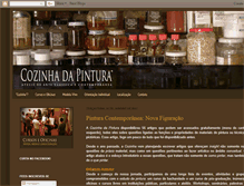 Tablet Screenshot of cozinhadapintura.com